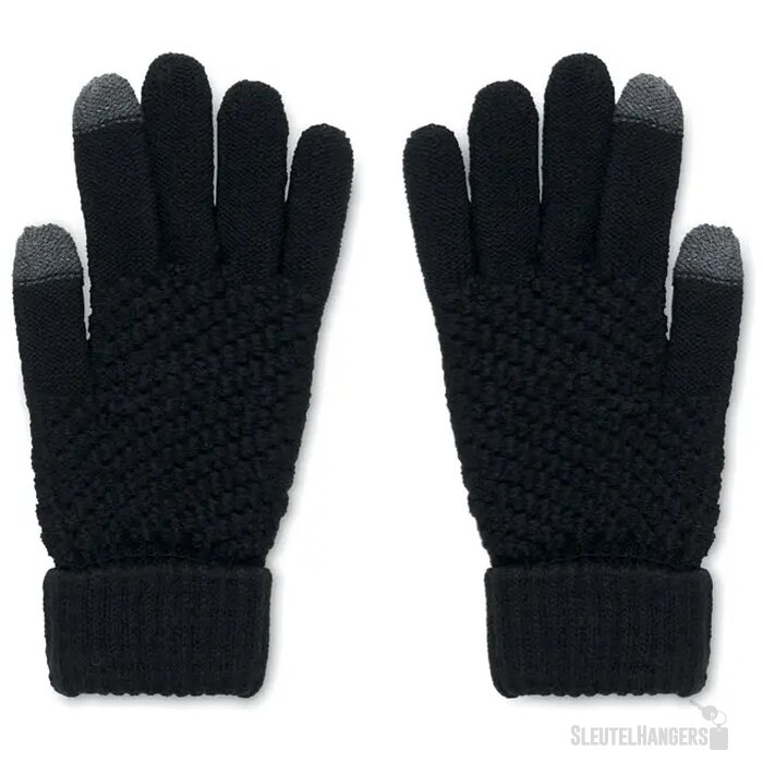 Rpet touchscreen handschoenen Takai zwart