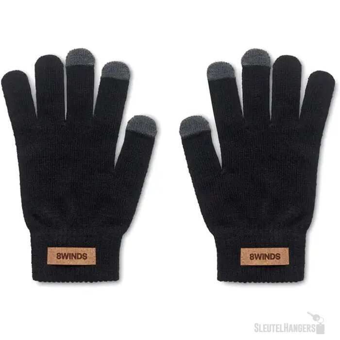 Rpet tactiele handschoenen Dactile zwart