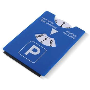 Parkeerschijf ijskrabber blauw groen blauw / groen Parkeerschijf ijskrabber blauw groen blauw / groen