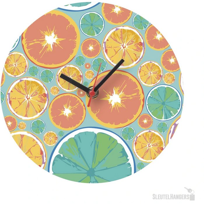 Custom Made Muurklok Wit