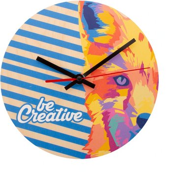 Betime Wood D Custom Made Wandklok Natuurlijk