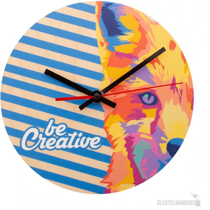 Betime Wood D Custom Made Wandklok Natuurlijk