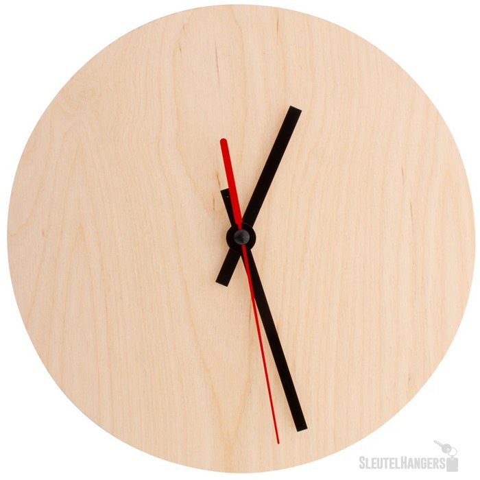 Betime Wood D Custom Made Wandklok Natuurlijk