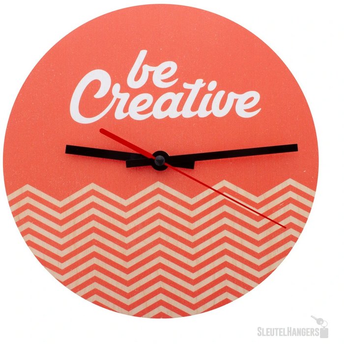 Betime Wood D Custom Made Wandklok Natuurlijk