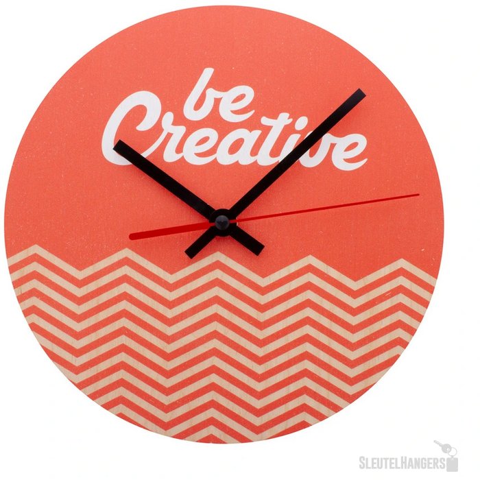 Betime Wood D Custom Made Wandklok Natuurlijk