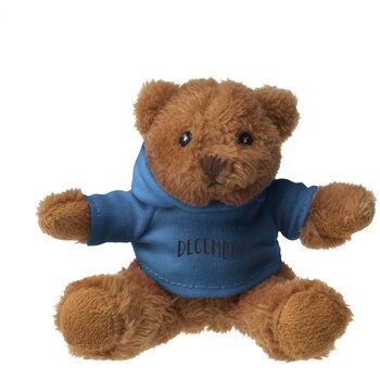 Hoodedbear knuffelbeer Blauw