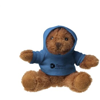 Hoodedbear knuffelbeer Blauw