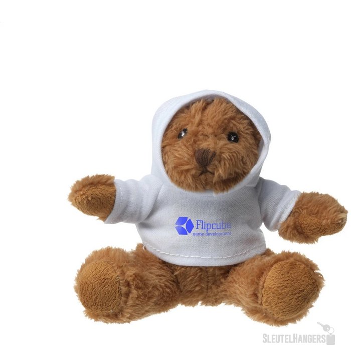 Hoodedbear knuffelbeer Wit
