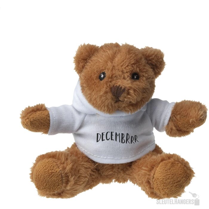 Hoodedbear knuffelbeer Wit