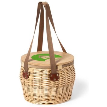 Bubu Rieten Picknickmand Natuurlijk