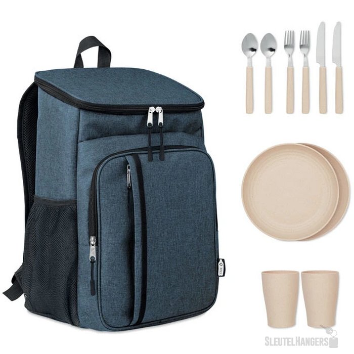 600d rpet outdoor koeltas Montecool blauw