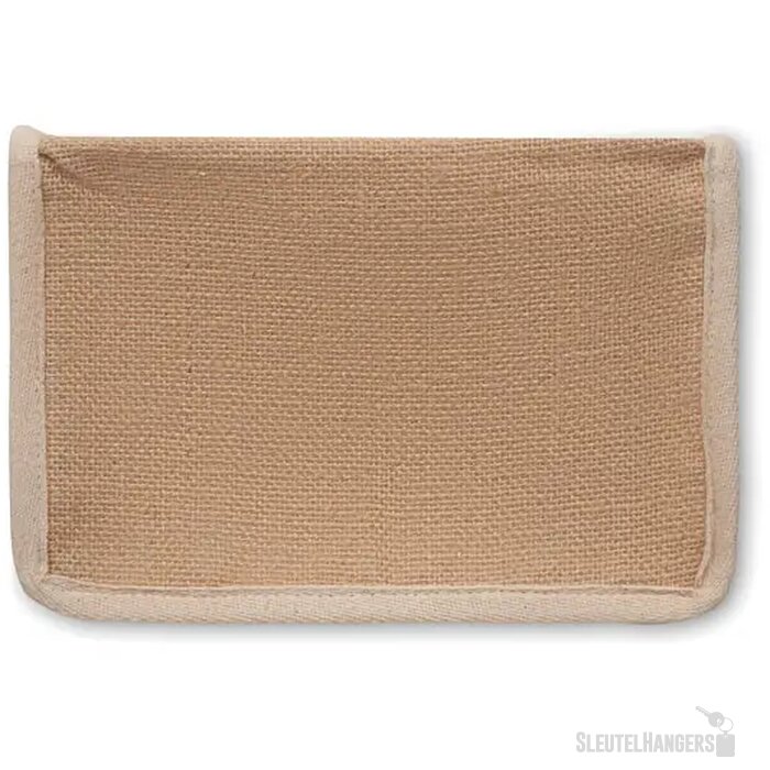 Jute en canvas koeltas 3l Lona beige