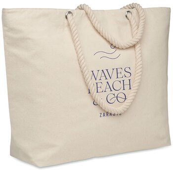 Strandkoeltas van katoen Heaven beige