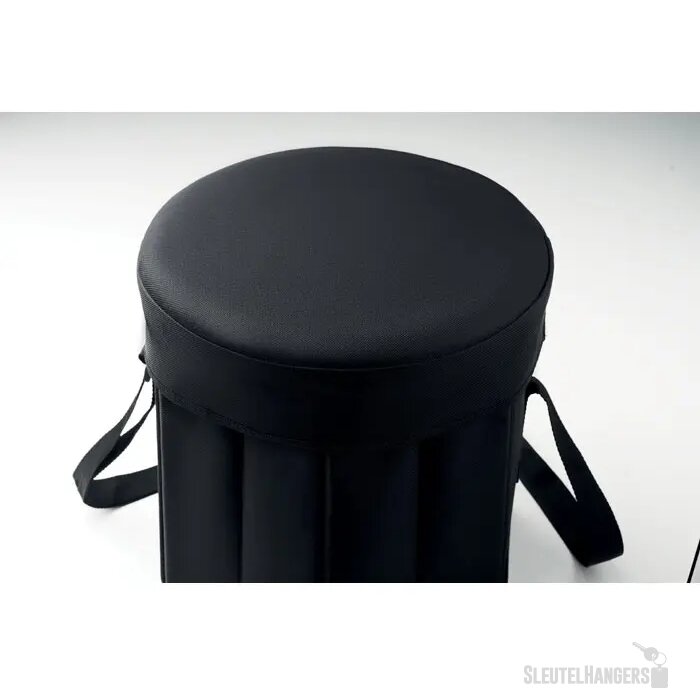 Opvouwbare koeltas- /krukje Seat & drink zwart