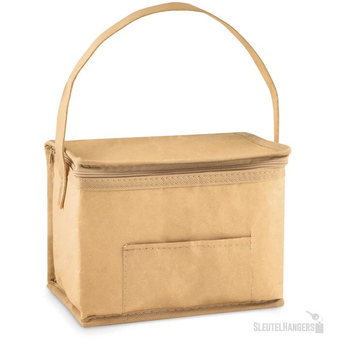 Koeltas papier voor 6 blikjes Papercool beige