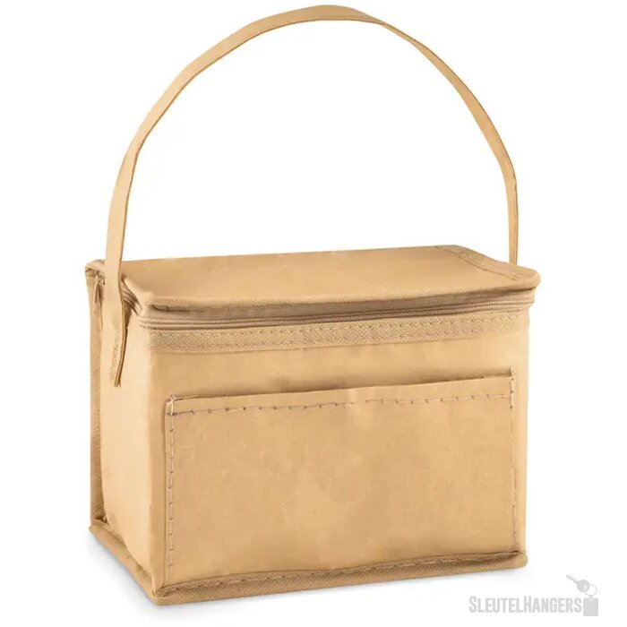 Koeltas papier voor 6 blikjes Papercool beige