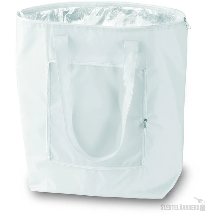 Koeltas van 210t nylon Plicool wit