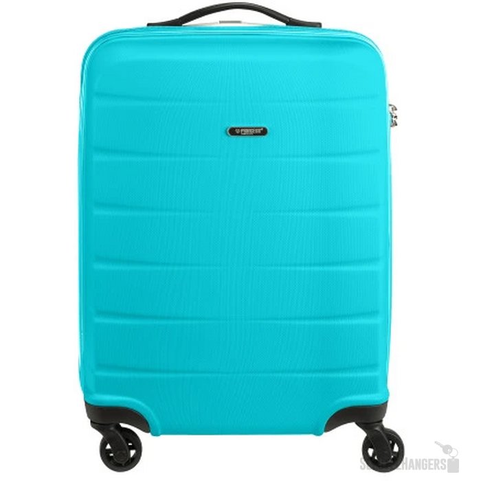 Trolley Princess Traveller Grenada cabin size mat finish 30 L lichtblauw