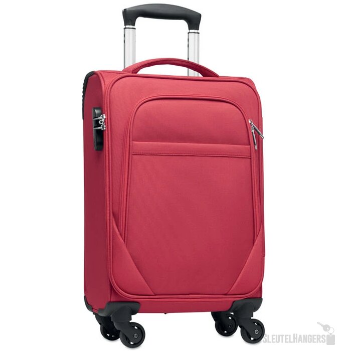 600d rpet zachte trolley Voyage rood