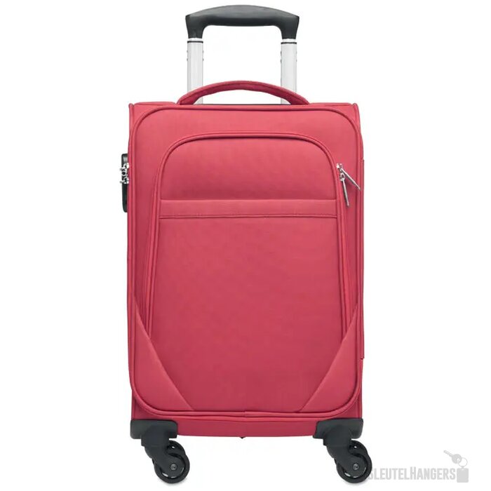 600d rpet zachte trolley Voyage rood