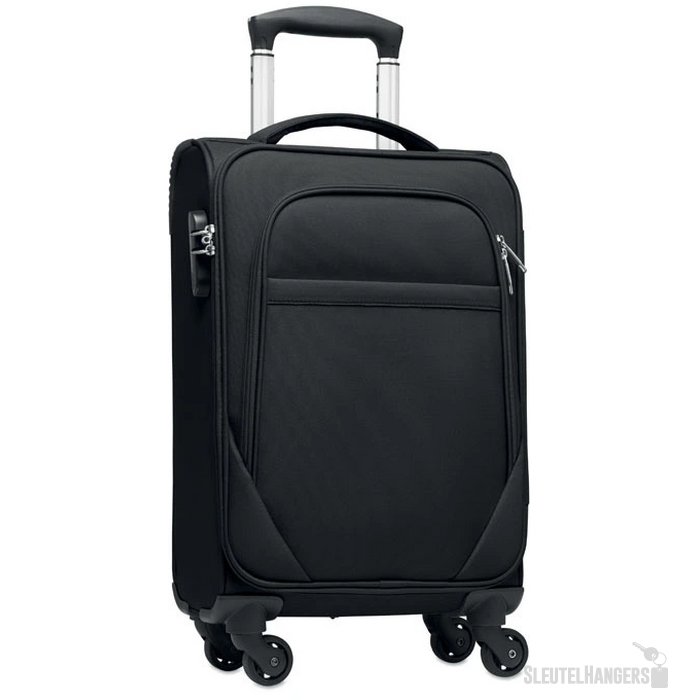 600d rpet zachte trolley Voyage zwart