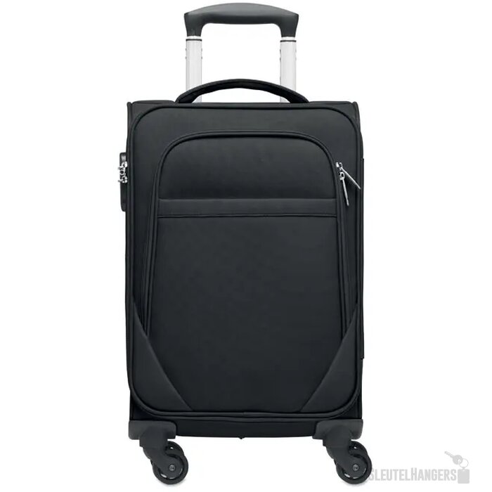 600d rpet zachte trolley Voyage zwart