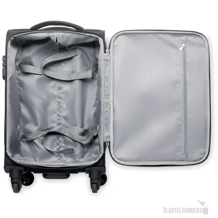 600d rpet zachte trolley Voyage zwart
