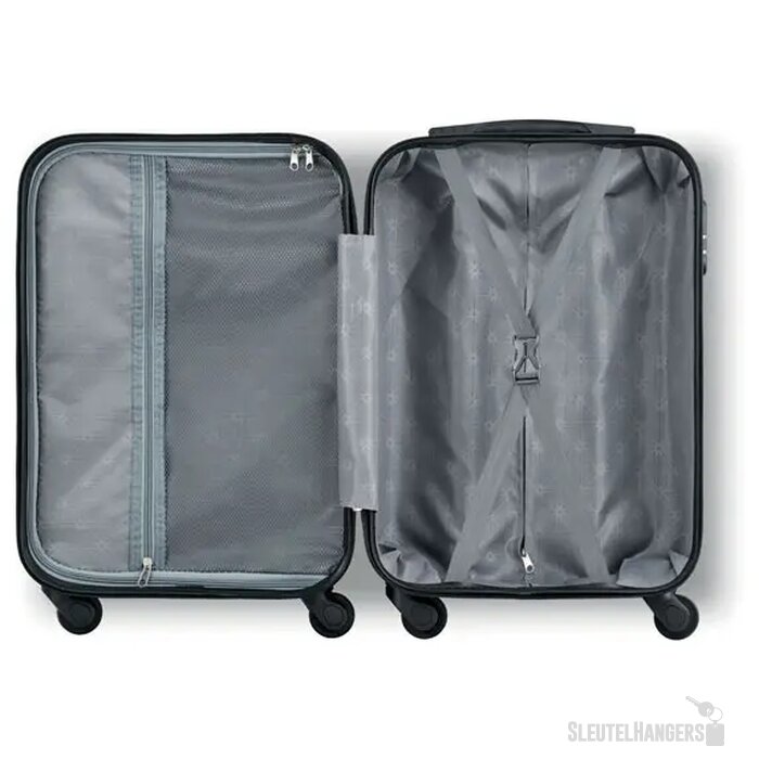 Abs trolley, 20 inch Budapest mat zilver