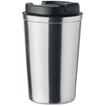 Dubbelwandige drinkbeker Brace mat zilver Dubbelwandige drinkbeker Brace mat zilver