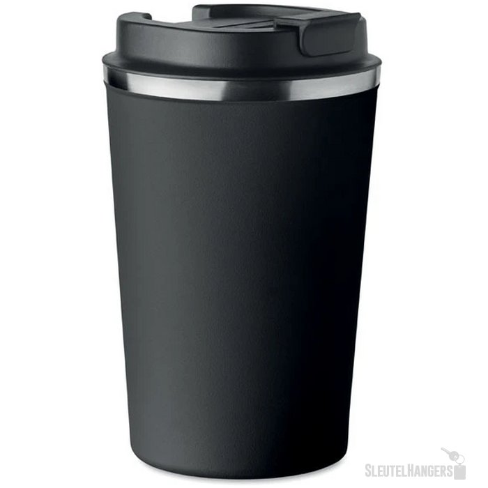 Dubbelwandige drinkbeker Brace zwart