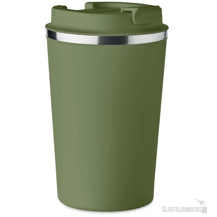 Dubbelwandige drinkbeker Brace donkergroen