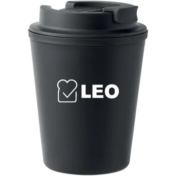 Gerecyclede thermosbeker (300 ml) Zwart Gerecyclede thermosbeker (300 ml) Zwart