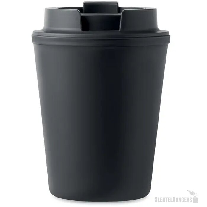 Gerecyclede thermosbeker (300 ml) Zwart 300 ml