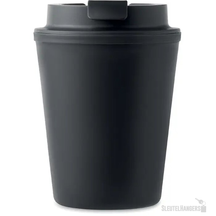 Gerecyclede thermosbeker (300 ml) Zwart 300 ml