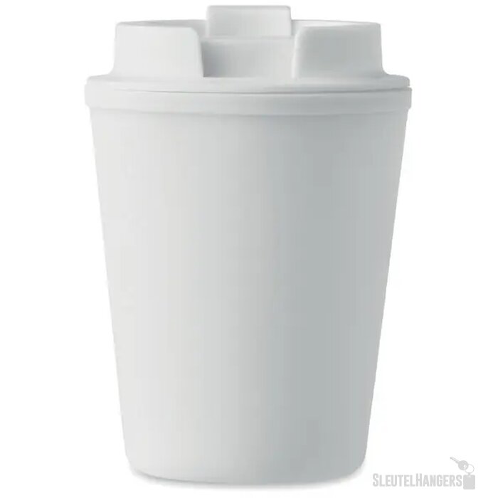 Gerecyclede thermosbeker (300 ml) Wit 300 ml