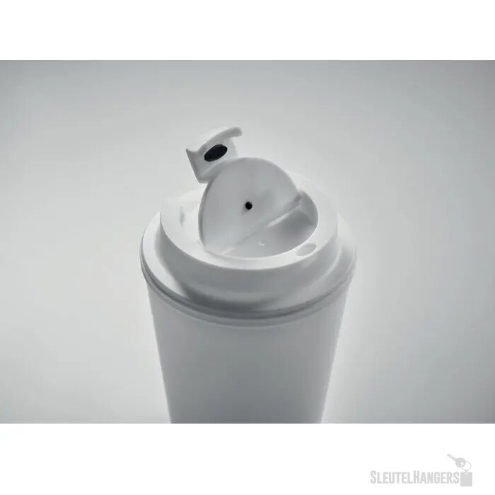 Gerecyclede thermosbeker (300 ml) Wit 300 ml