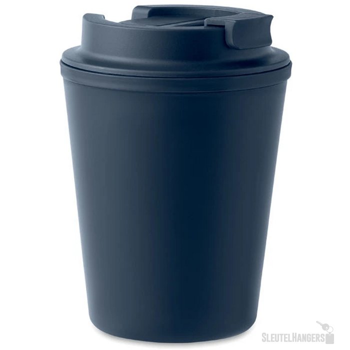 Gerecyclede thermosbeker (300 ml) Kobaltblauw