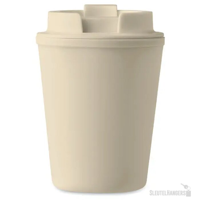 Gerecyclede thermosbeker (300 ml) Beige 300 ml