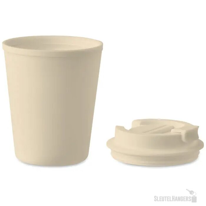 Gerecyclede thermosbeker (300 ml) Beige 300 ml