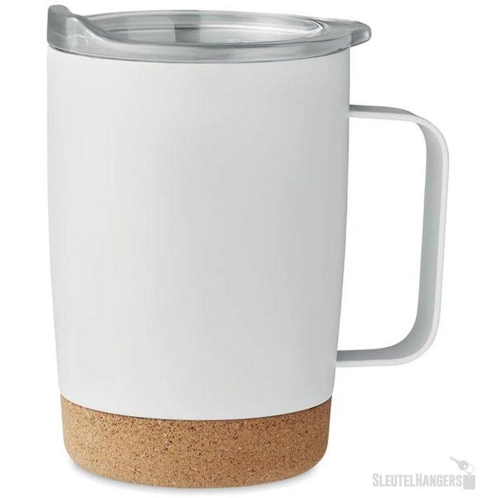 Dubbelwandige drinkbeker 300ml Ruby wit