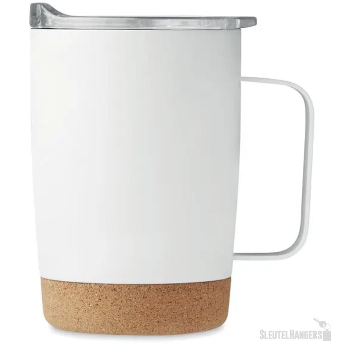Dubbelwandige drinkbeker 300ml Ruby wit 300 ml