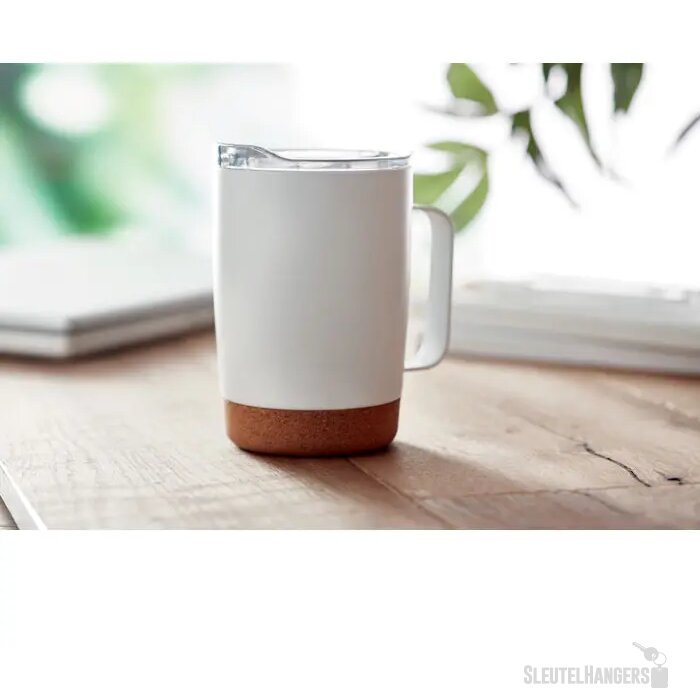 Dubbelwandige drinkbeker 300ml Ruby wit 300 ml
