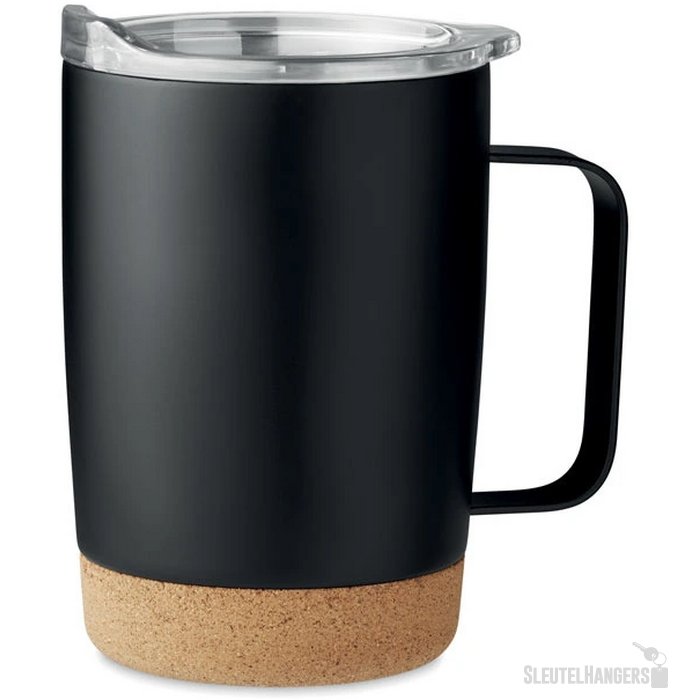 Dubbelwandige drinkbeker 300ml Ruby zwart