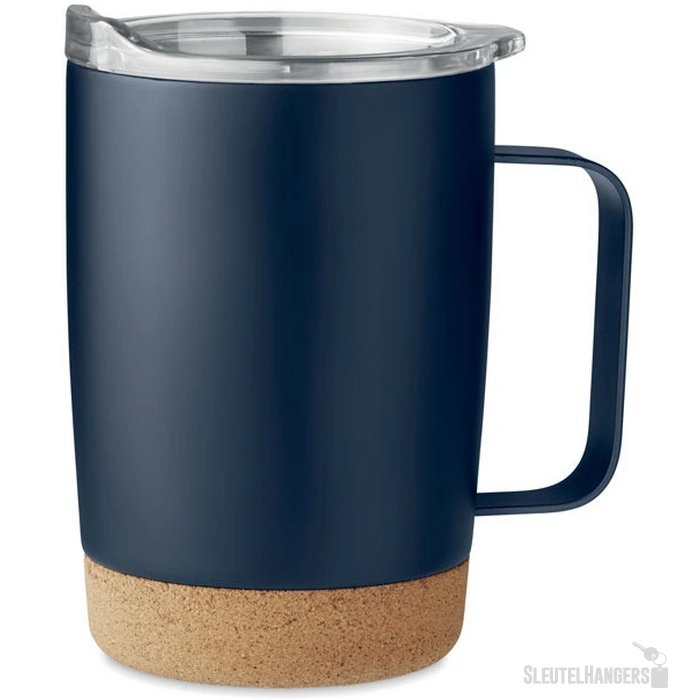 Dubbelwandige drinkbeker 300ml Ruby donker marineblauw