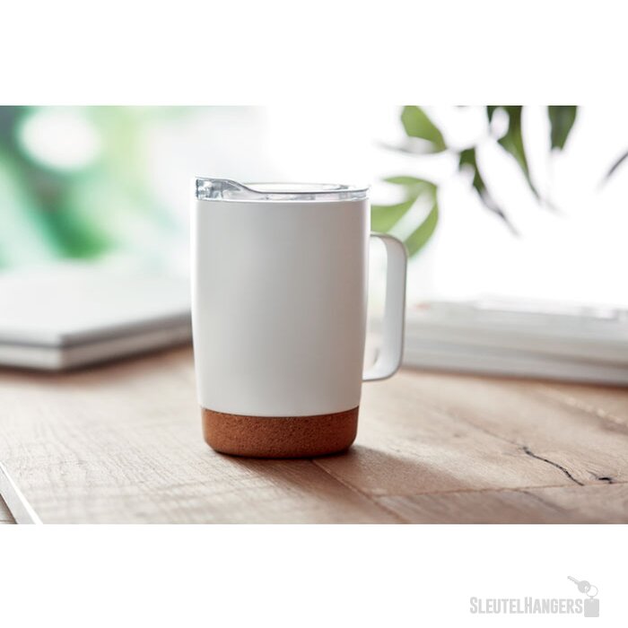 Dubbelwandige drinkbeker 300ml Ruby grijs