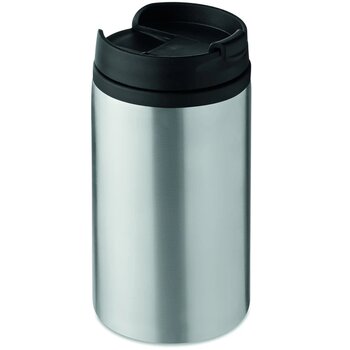 Dubbelwandige thermosbeker (250 ml) Zilver