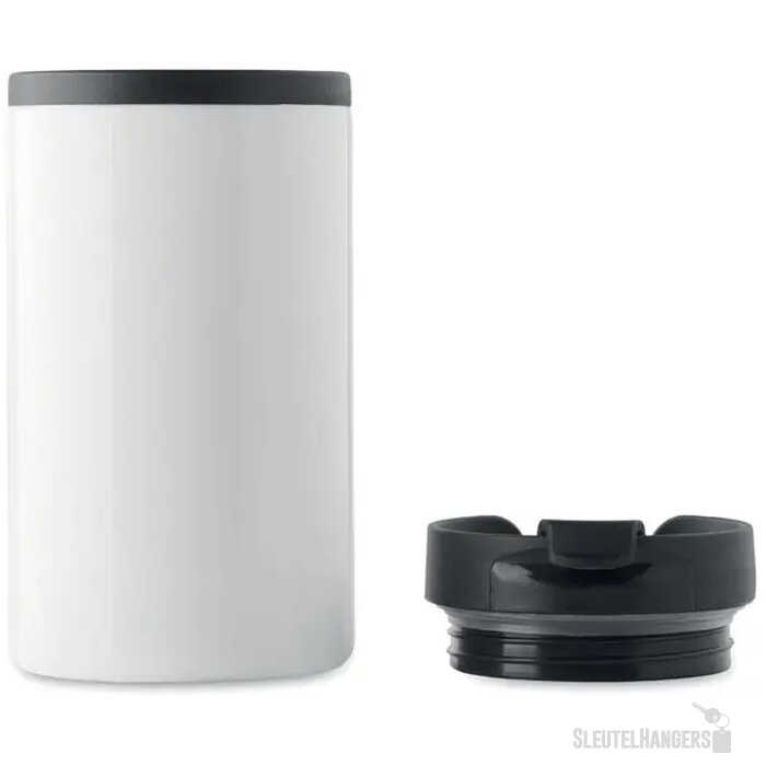 Dubbelwandige thermosbeker (250 ml) Wit 250 ml