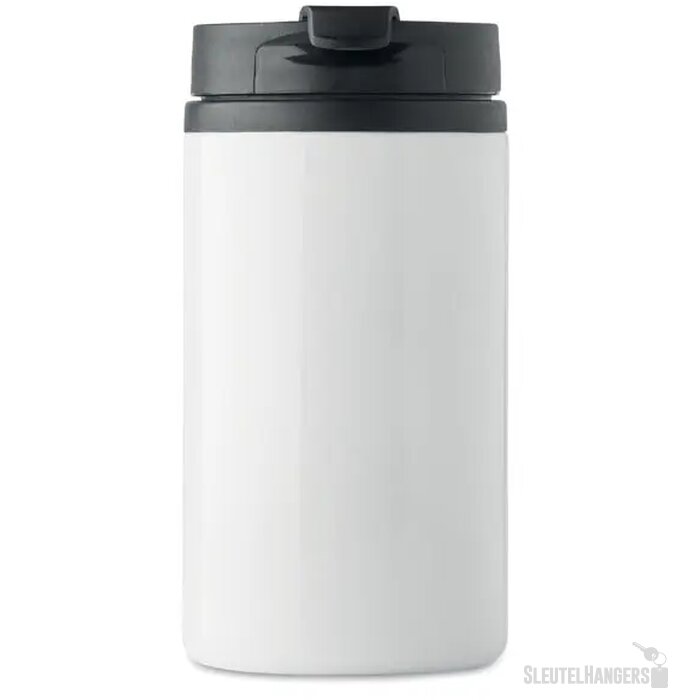 Dubbelwandige thermosbeker (250 ml) Wit 250 ml