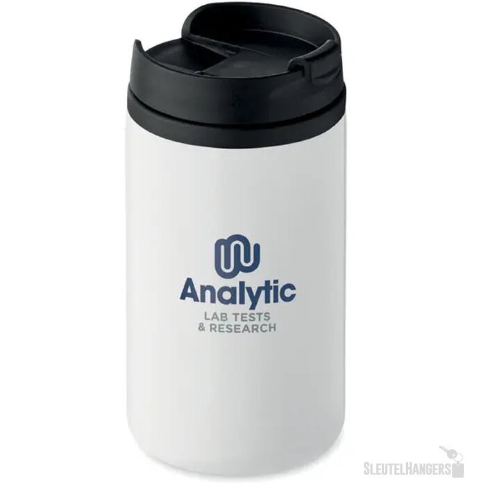 Dubbelwandige thermosbeker (250 ml) Wit 250 ml