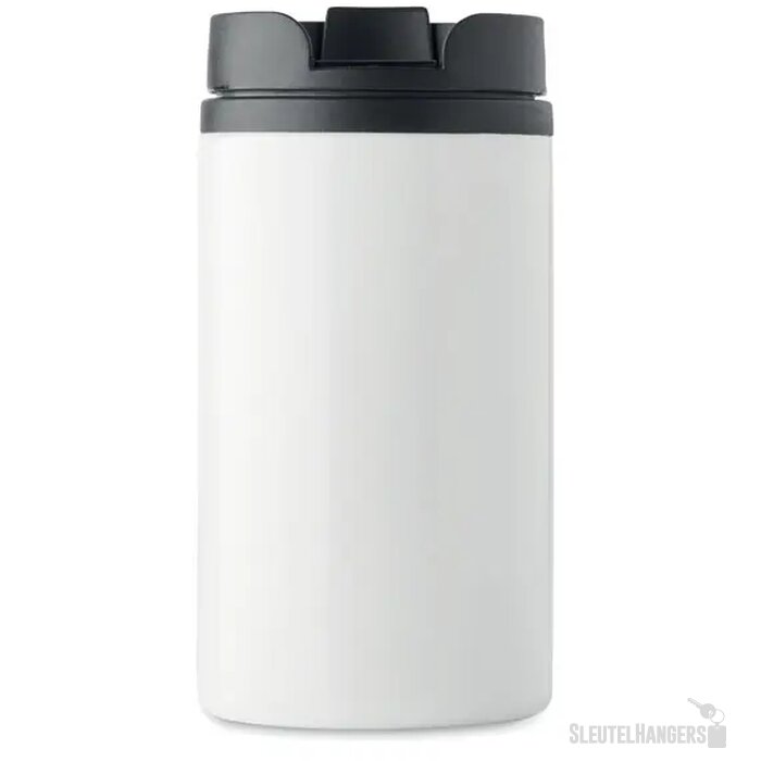 Dubbelwandige thermosbeker (250 ml) Wit 250 ml